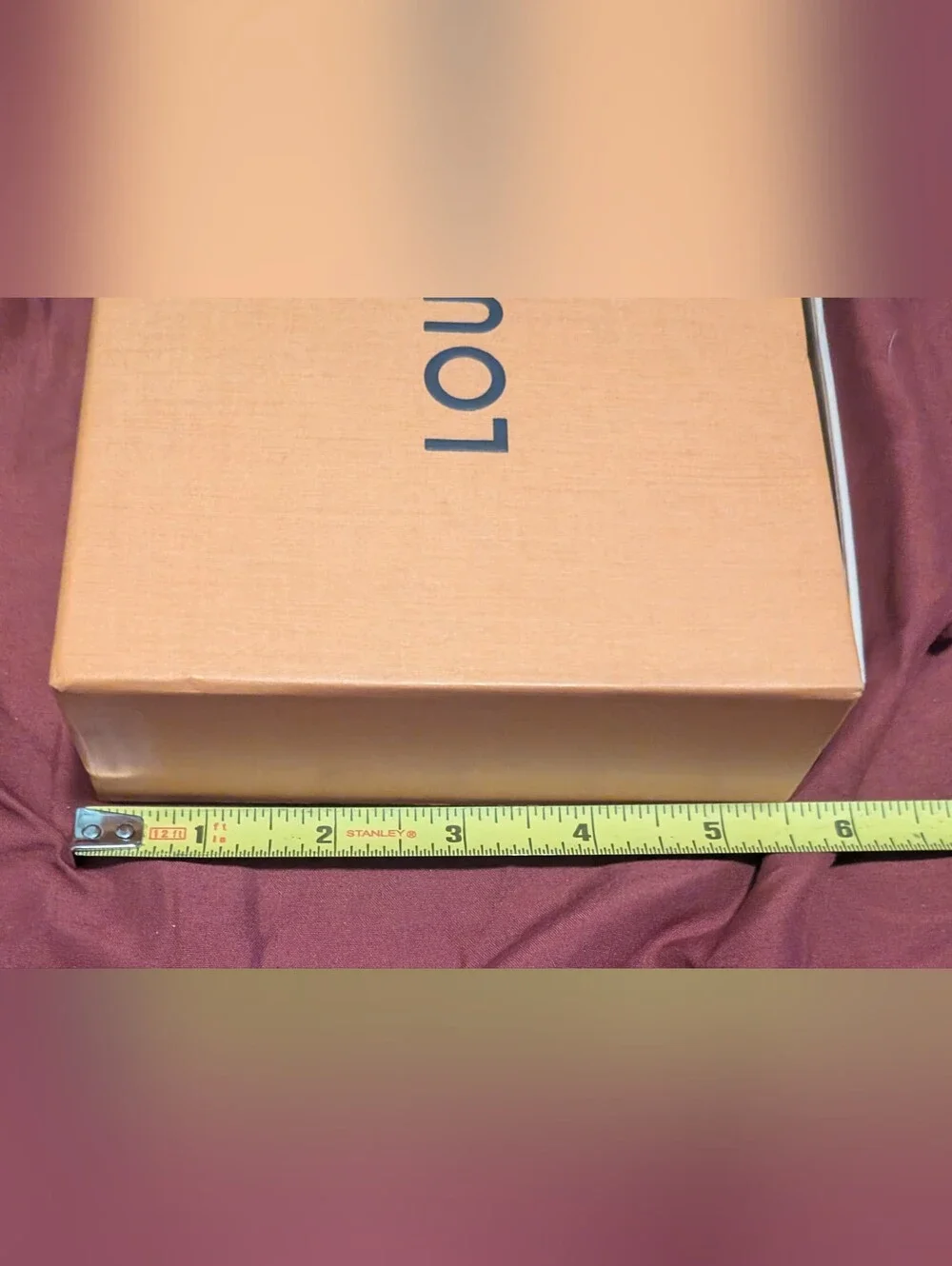 Louis Vuitton Orange Slide Out Drawer Gift Box 10